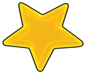 Yellow Star with Black | Clipart Panda - Free Clipart Images